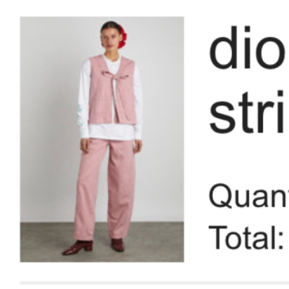 Damson Madder Pink Stripe - Dion